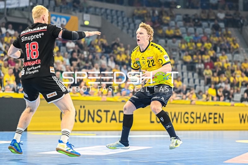 Handball I Herren I Saison 2023-2024 I Liqui Moly Handballbundesliga I 3. Spieltag I Rhein-Neckar Löwen - HC Erlangen I 18.09.2023