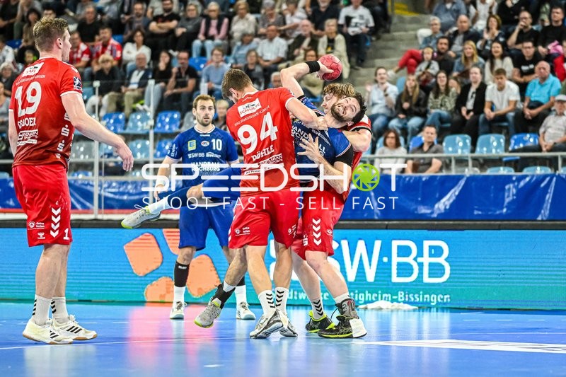 Handball I Herren I Saison 2023-2024 I 2. Handballbundesliga I 4. Spieltag I SG BBM Bietigheim - HSG Nordhorn-Lingen I 25.09.2023