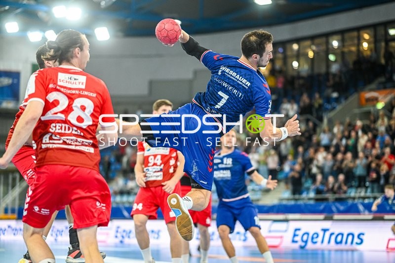 Handball I Herren I Saison 2023-2024 I 2. Handballbundesliga I 4. Spieltag I SG BBM Bietigheim - HSG Nordhorn-Lingen I 25.09.2023