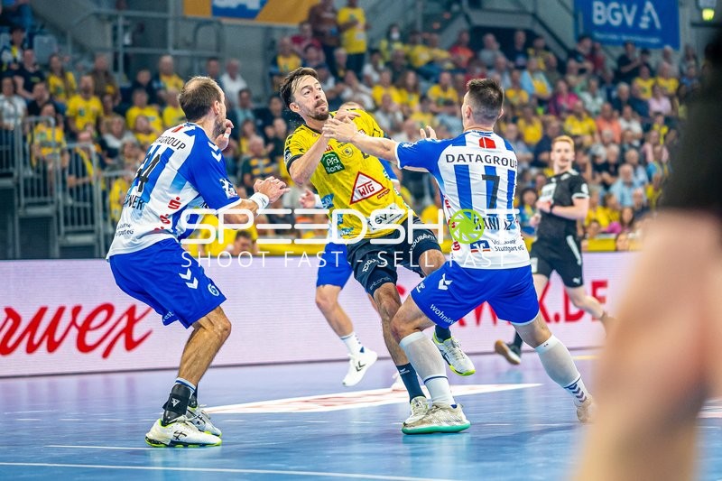 Handball I Herren I Saison 2023-2024 I Liqui Moly Handballbundesliga I 5. Spieltag I Rhein-Neckar Löwen - TVB Stuttgart I 01.10.2023