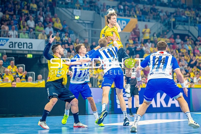 Handball I Herren I Saison 2023-2024 I Liqui Moly Handballbundesliga I 5. Spieltag I Rhein-Neckar Löwen - TVB Stuttgart I 01.10.2023