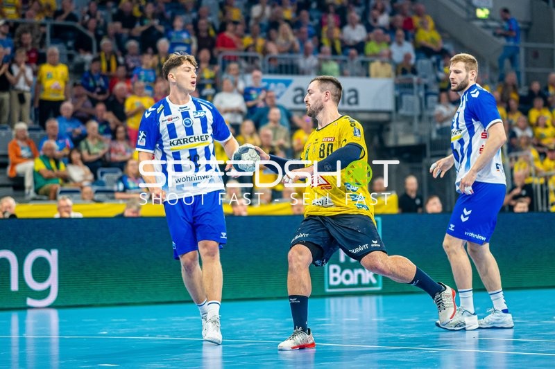 Handball I Herren I Saison 2023-2024 I Liqui Moly Handballbundesliga I 5. Spieltag I Rhein-Neckar Löwen - TVB Stuttgart I 01.10.2023