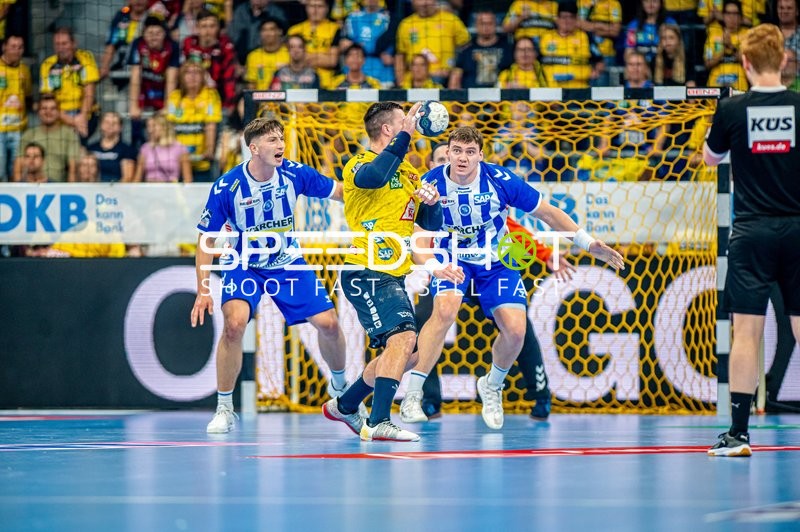 Handball I Herren I Saison 2023-2024 I Liqui Moly Handballbundesliga I 5. Spieltag I Rhein-Neckar Löwen - TVB Stuttgart I 01.10.2023
