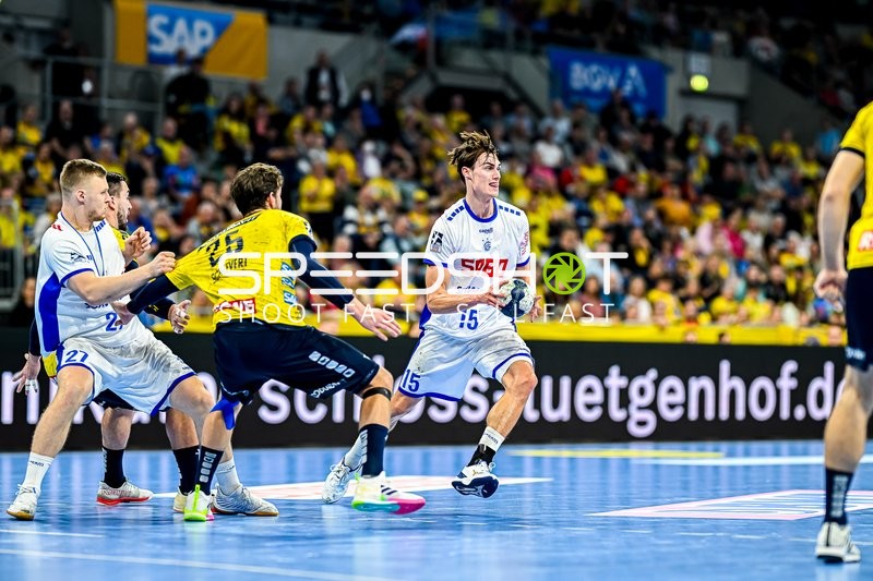 Handball I Herren I Saison 2023-2024 I Liqui Moly Handballbundesliga I 8. Spieltag I Rhein-Neckar Löwen - VfL Gummersbach I 22.10.2023