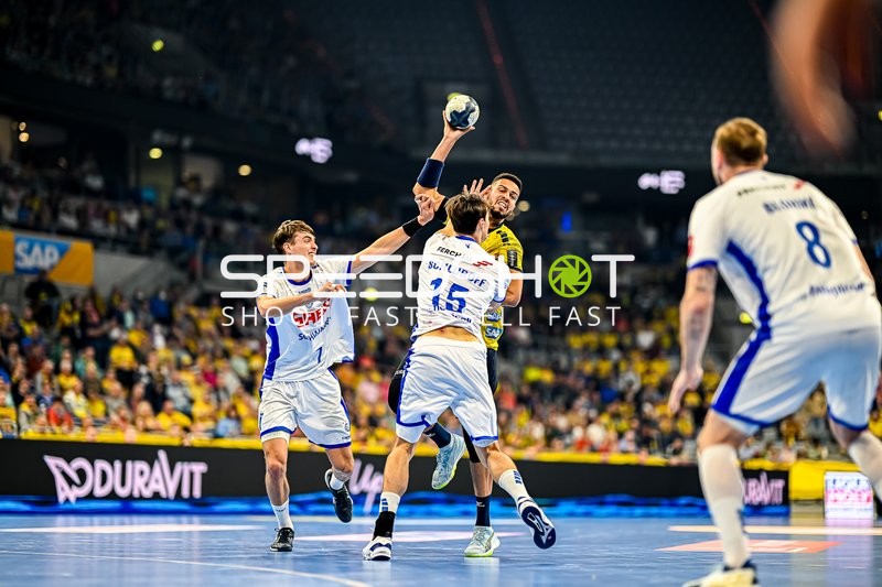 Handball I Herren I Saison 2023-2024 I Liqui Moly Handballbundesliga I 8. Spieltag I Rhein-Neckar Löwen - VfL Gummersbach I 22.10.2023