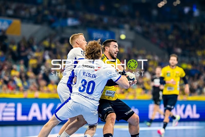 Handball I Herren I Saison 2023-2024 I Liqui Moly Handballbundesliga I 8. Spieltag I Rhein-Neckar Löwen - VfL Gummersbach I 22.10.2023