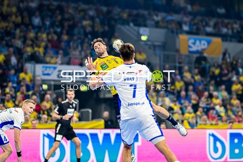 Handball I Herren I Saison 2023-2024 I Liqui Moly Handballbundesliga I 8. Spieltag I Rhein-Neckar Löwen - VfL Gummersbach I 22.10.2023