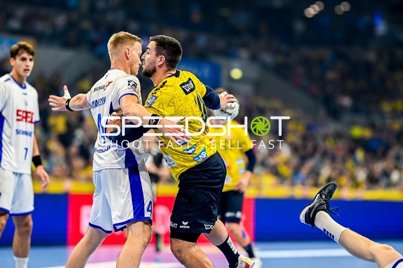 Handball I Herren I Saison 2023-2024 I Liqui Moly Handballbundesliga I 8. Spieltag I Rhein-Neckar Löwen - VfL Gummersbach I 22.10.2023