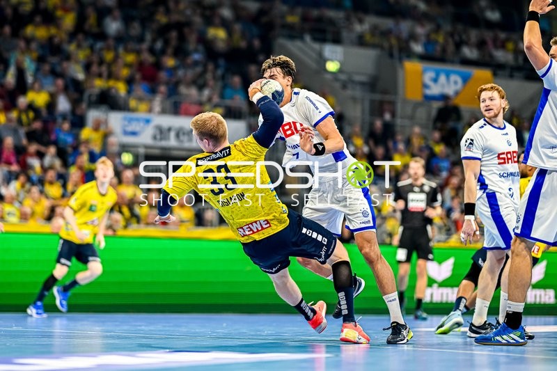 Handball I Herren I Saison 2023-2024 I Liqui Moly Handballbundesliga I 8. Spieltag I Rhein-Neckar Löwen - VfL Gummersbach I 22.10.2023