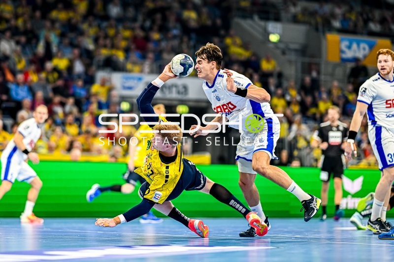 Handball I Herren I Saison 2023-2024 I Liqui Moly Handballbundesliga I 8. Spieltag I Rhein-Neckar Löwen - VfL Gummersbach I 22.10.2023