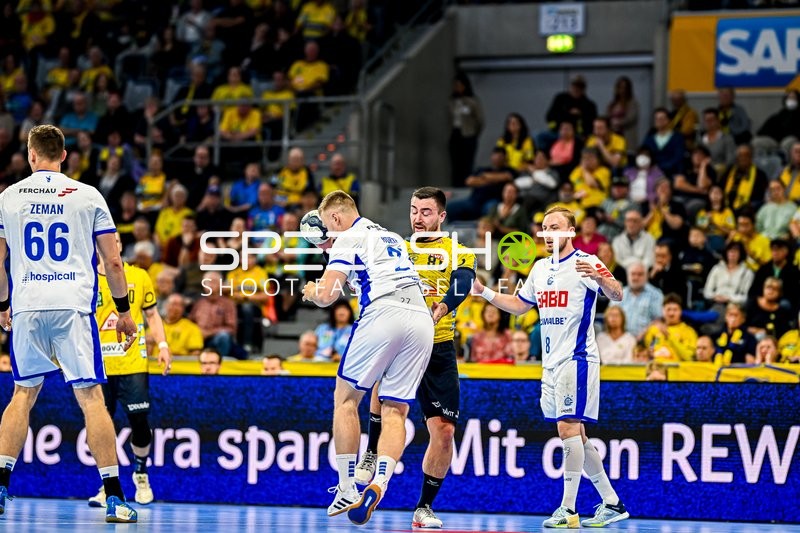 Handball I Herren I Saison 2023-2024 I Liqui Moly Handballbundesliga I 8. Spieltag I Rhein-Neckar Löwen - VfL Gummersbach I 22.10.2023