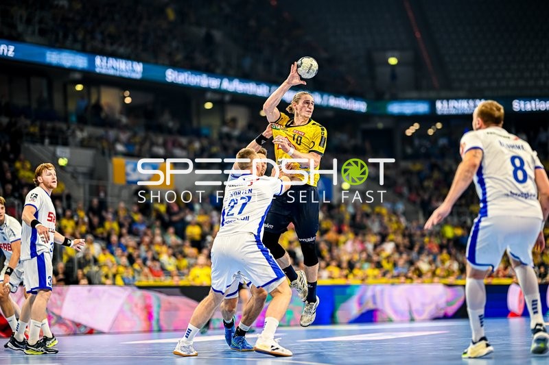 Handball I Herren I Saison 2023-2024 I Liqui Moly Handballbundesliga I 8. Spieltag I Rhein-Neckar Löwen - VfL Gummersbach I 22.10.2023