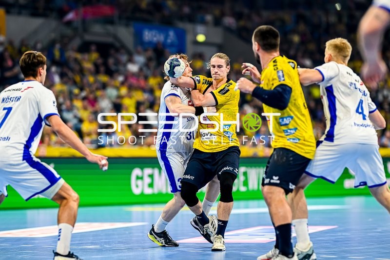 Handball I Herren I Saison 2023-2024 I Liqui Moly Handballbundesliga I 8. Spieltag I Rhein-Neckar Löwen - VfL Gummersbach I 22.10.2023