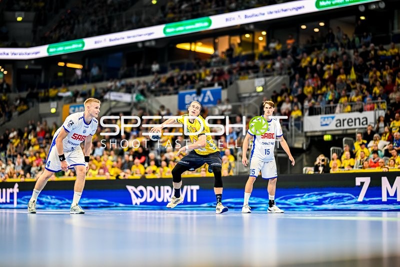 Handball I Herren I Saison 2023-2024 I Liqui Moly Handballbundesliga I 8. Spieltag I Rhein-Neckar Löwen - VfL Gummersbach I 22.10.2023