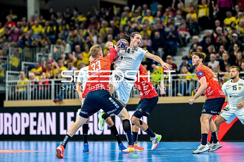 Handball I Herren I Saison 2023-2024 I EHF European League I Gruppenphase I 2. Spieltag I Rhein-Neckar Löwen - HBC Nantes I 24.10.2023