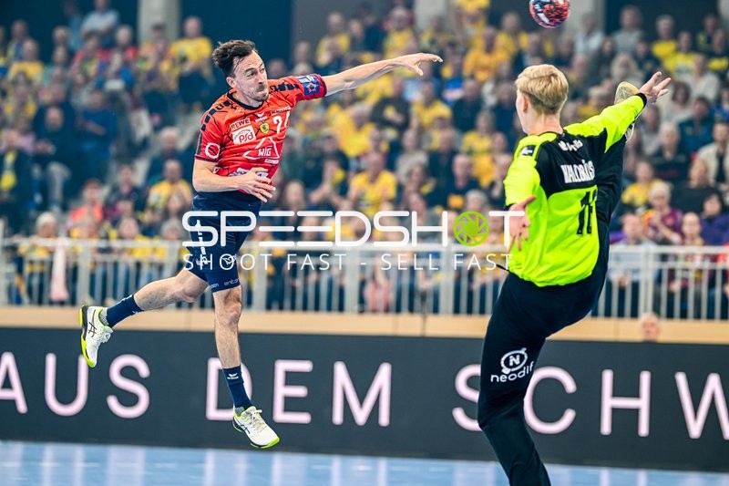 Handball I Herren I Saison 2023-2024 I EHF European League I Gruppenphase I 2. Spieltag I Rhein-Neckar Löwen - HBC Nantes I 24.10.2023