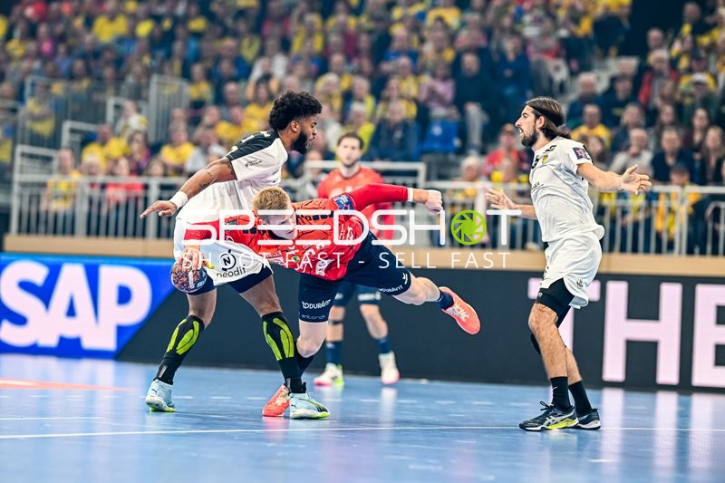 Handball I Herren I Saison 2023-2024 I EHF European League I Gruppenphase I 2. Spieltag I Rhein-Neckar Löwen - HBC Nantes I 24.10.2023