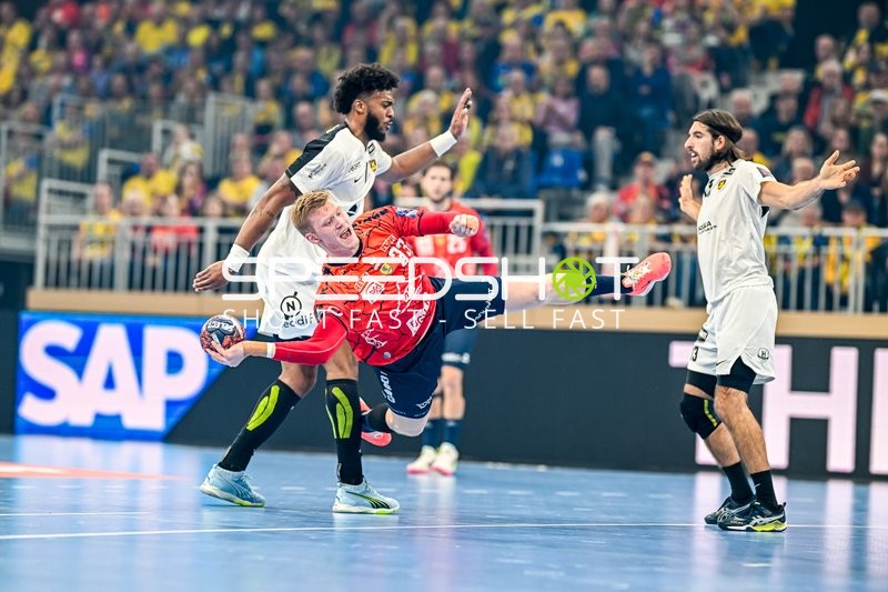 Handball I Herren I Saison 2023-2024 I EHF European League I Gruppenphase I 2. Spieltag I Rhein-Neckar Löwen - HBC Nantes I 24.10.2023