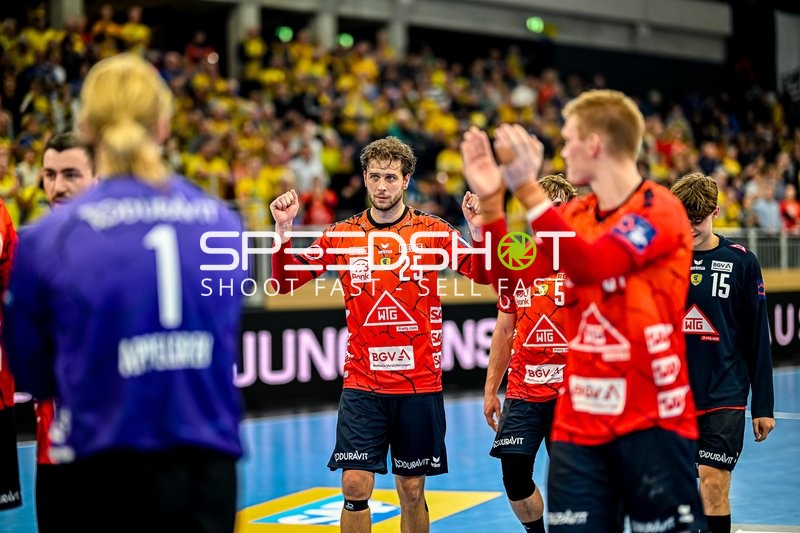 Handball I Herren I Saison 2023-2024 I EHF European League I Gruppenphase I 2. Spieltag I Rhein-Neckar Löwen - HBC Nantes I 24.10.2023