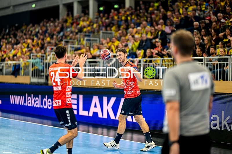 Handball I Herren I Saison 2023-2024 I EHF European League I Gruppenphase I 2. Spieltag I Rhein-Neckar Löwen - HBC Nantes I 24.10.2023