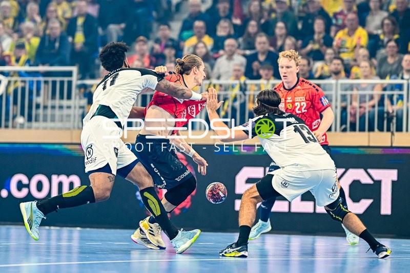 Handball I Herren I Saison 2023-2024 I EHF European League I Gruppenphase I 2. Spieltag I Rhein-Neckar Löwen - HBC Nantes I 24.10.2023