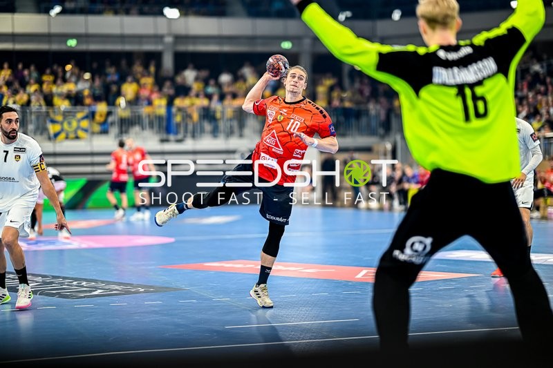 Handball I Herren I Saison 2023-2024 I EHF European League I Gruppenphase I 2. Spieltag I Rhein-Neckar Löwen - HBC Nantes I 24.10.2023