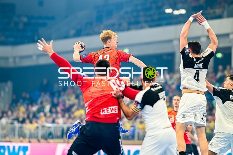 Handball I Herren I Saison 2023-2024 I EHF European League I Gruppenphase I 2. Spieltag I Rhein-Neckar Löwen - HBC Nantes I 24.10.2023