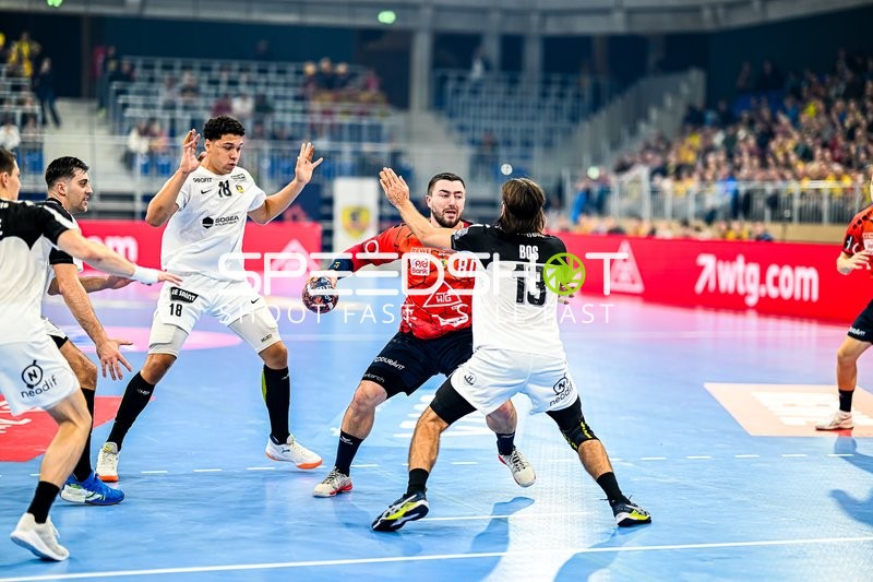 Handball I Herren I Saison 2023-2024 I EHF European League I Gruppenphase I 2. Spieltag I Rhein-Neckar Löwen - HBC Nantes I 24.10.2023
