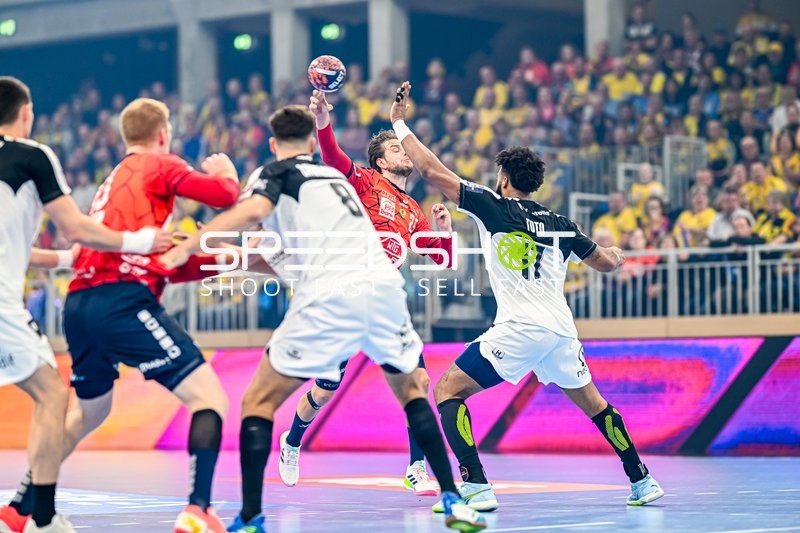 Handball I Herren I Saison 2023-2024 I EHF European League I Gruppenphase I 2. Spieltag I Rhein-Neckar Löwen - HBC Nantes I 24.10.2023
