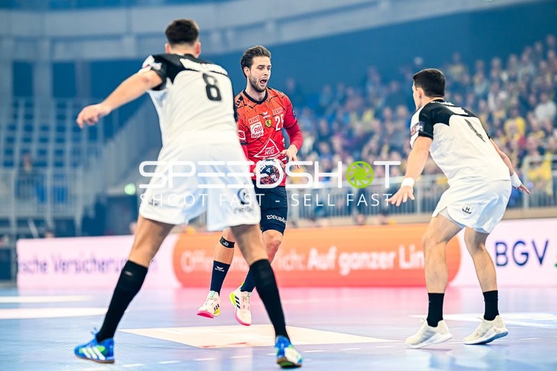 Handball I Herren I Saison 2023-2024 I EHF European League I Gruppenphase I 2. Spieltag I Rhein-Neckar Löwen - HBC Nantes I 24.10.2023