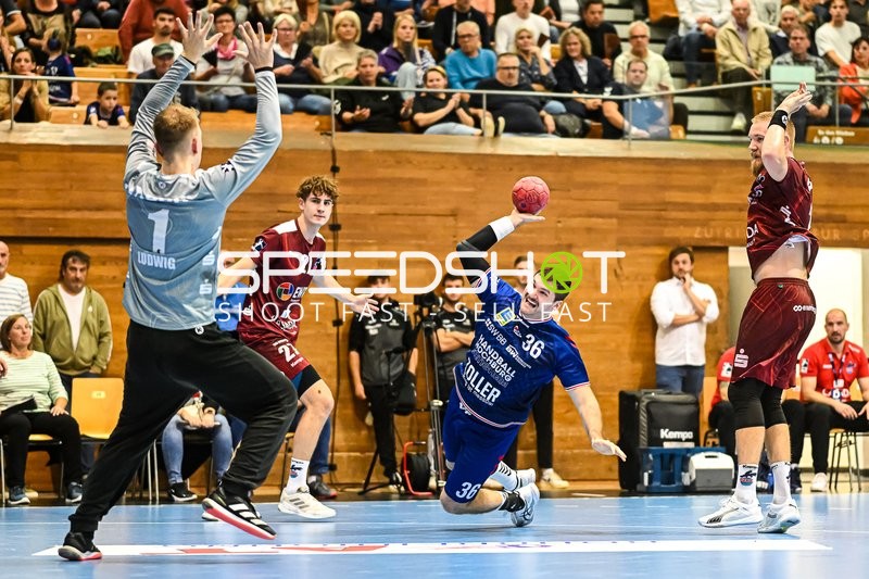 Handball I Herren I Saison 2023-2024 I 2. Handballbundesliga I 10. Spieltag I SG BBM Bietigheim - VfL Potsdam I 29.10.2023