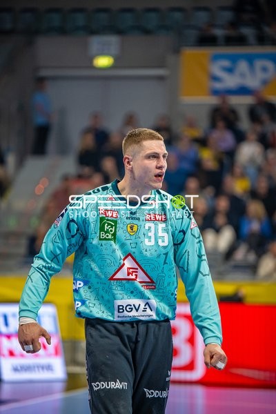 Handball I Herren I Saison 2023-2024 I Liqui Moly Handballbundesliga I 10. Spieltag I Rhein-Neckar Löwen - SC DHfK Leipzig I 09.11.2023