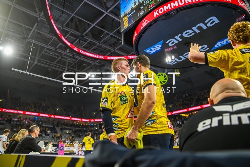 Handball I Herren I Saison 2023-2024 I Liqui Moly Handballbundesliga I 10. Spieltag I Rhein-Neckar Löwen - SC DHfK Leipzig I 09.11.2023