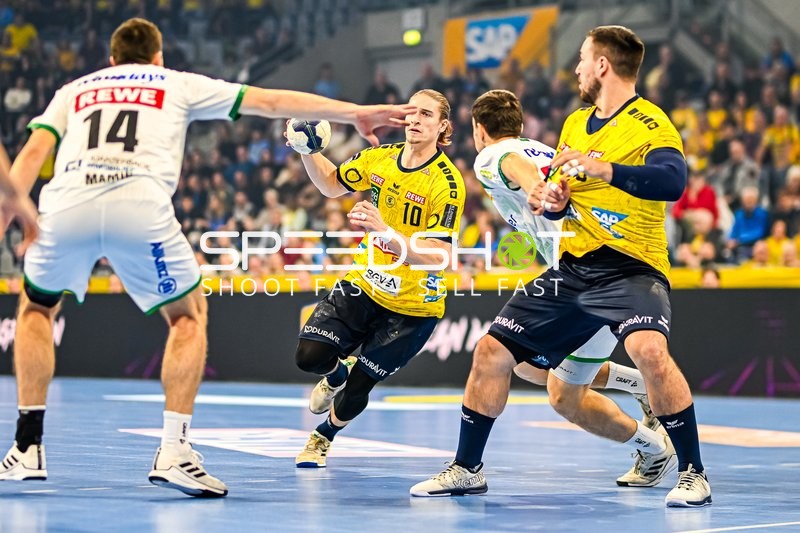 Handball I Herren I Saison 2023-2024 I Liqui Moly Handballbundesliga I 10. Spieltag I Rhein-Neckar Löwen - SC DHfK Leipzig I 09.11.2023