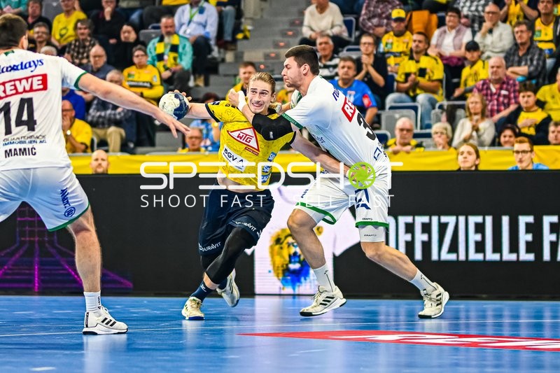 Handball I Herren I Saison 2023-2024 I Liqui Moly Handballbundesliga I 10. Spieltag I Rhein-Neckar Löwen - SC DHfK Leipzig I 09.11.2023