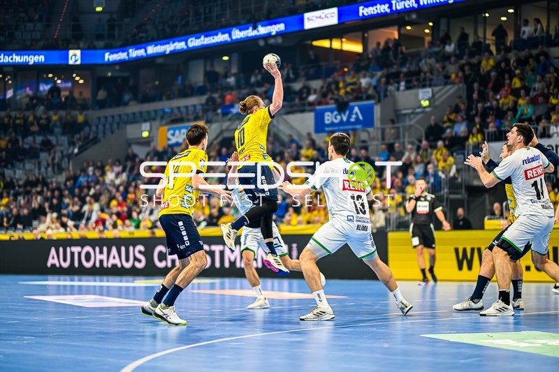 Handball I Herren I Saison 2023-2024 I Liqui Moly Handballbundesliga I 10. Spieltag I Rhein-Neckar Löwen - SC DHfK Leipzig I 09.11.2023
