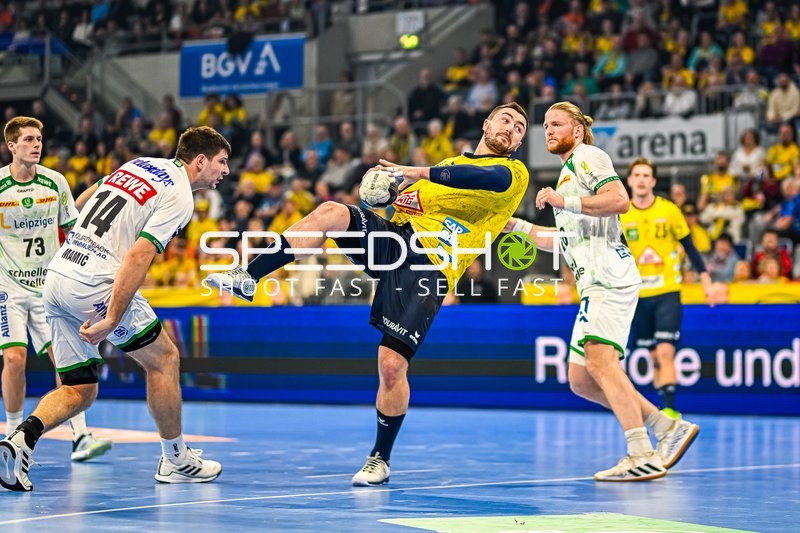Handball I Herren I Saison 2023-2024 I Liqui Moly Handballbundesliga I 10. Spieltag I Rhein-Neckar Löwen - SC DHfK Leipzig I 09.11.2023