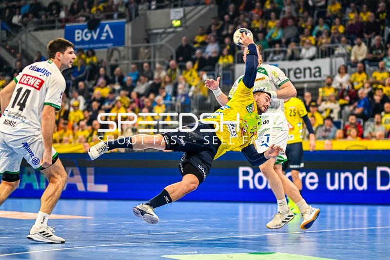 Handball I Herren I Saison 2023-2024 I Liqui Moly Handballbundesliga I 10. Spieltag I Rhein-Neckar Löwen - SC DHfK Leipzig I 09.11.2023