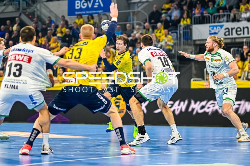 Handball I Herren I Saison 2023-2024 I Liqui Moly Handballbundesliga I 10. Spieltag I Rhein-Neckar Löwen - SC DHfK Leipzig I 09.11.2023