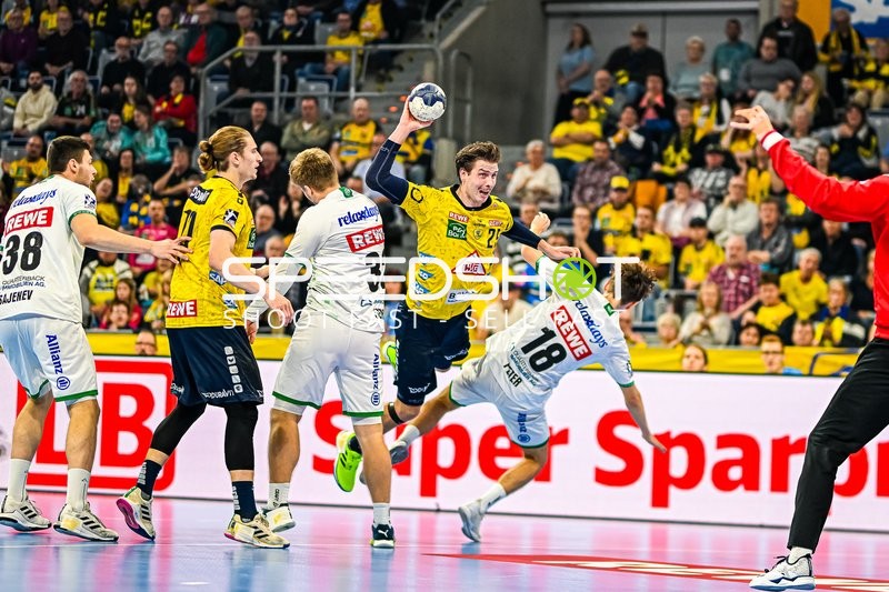 Handball I Herren I Saison 2023-2024 I Liqui Moly Handballbundesliga I 10. Spieltag I Rhein-Neckar Löwen - SC DHfK Leipzig I 09.11.2023