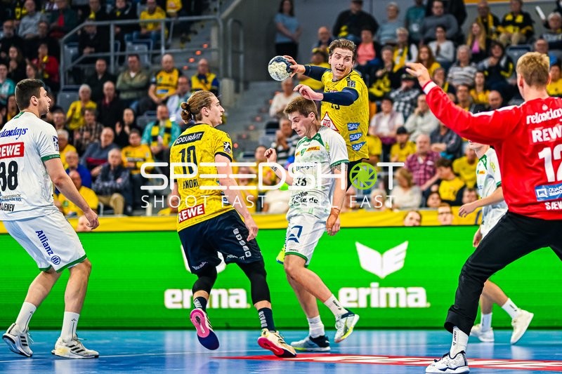 Handball I Herren I Saison 2023-2024 I Liqui Moly Handballbundesliga I 10. Spieltag I Rhein-Neckar Löwen - SC DHfK Leipzig I 09.11.2023