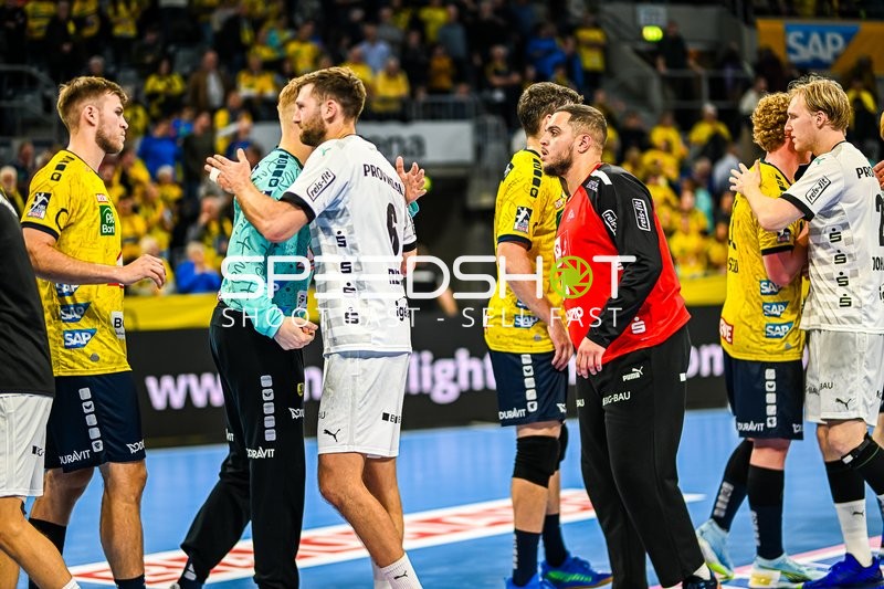 Handball I Herren I Saison 2023-2024 I Liqui Moly Handballbundesliga I 11. Spieltag I Rhein-Neckar Löwen - THW Kiel I 12.11.2023