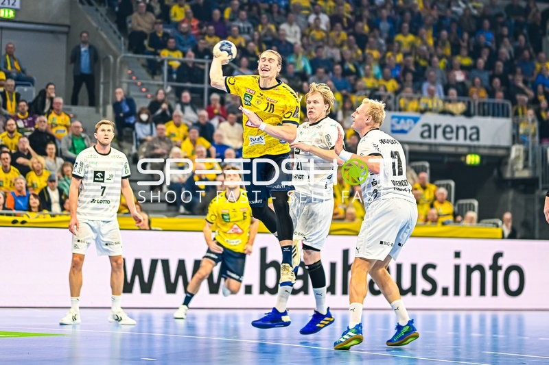 Handball I Herren I Saison 2023-2024 I Liqui Moly Handballbundesliga I 11. Spieltag I Rhein-Neckar Löwen - THW Kiel I 12.11.2023