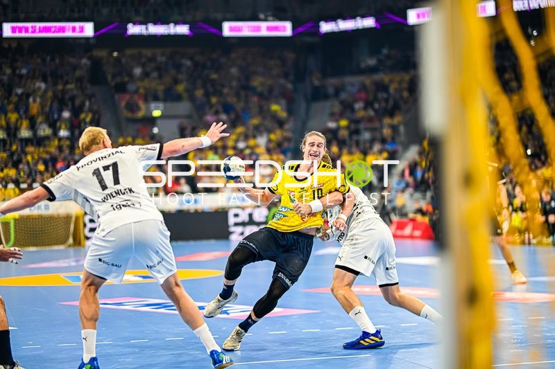 Handball I Herren I Saison 2023-2024 I Liqui Moly Handballbundesliga I 11. Spieltag I Rhein-Neckar Löwen - THW Kiel I 12.11.2023