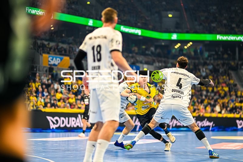 Handball I Herren I Saison 2023-2024 I Liqui Moly Handballbundesliga I 11. Spieltag I Rhein-Neckar Löwen - THW Kiel I 12.11.2023