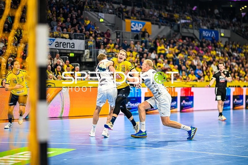 Handball I Herren I Saison 2023-2024 I Liqui Moly Handballbundesliga I 11. Spieltag I Rhein-Neckar Löwen - THW Kiel I 12.11.2023