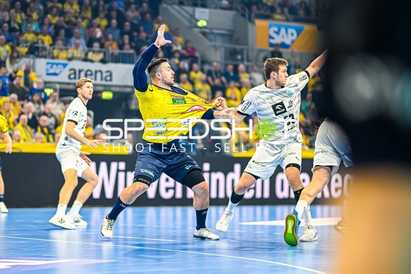 Handball I Herren I Saison 2023-2024 I Liqui Moly Handballbundesliga I 11. Spieltag I Rhein-Neckar Löwen - THW Kiel I 12.11.2023