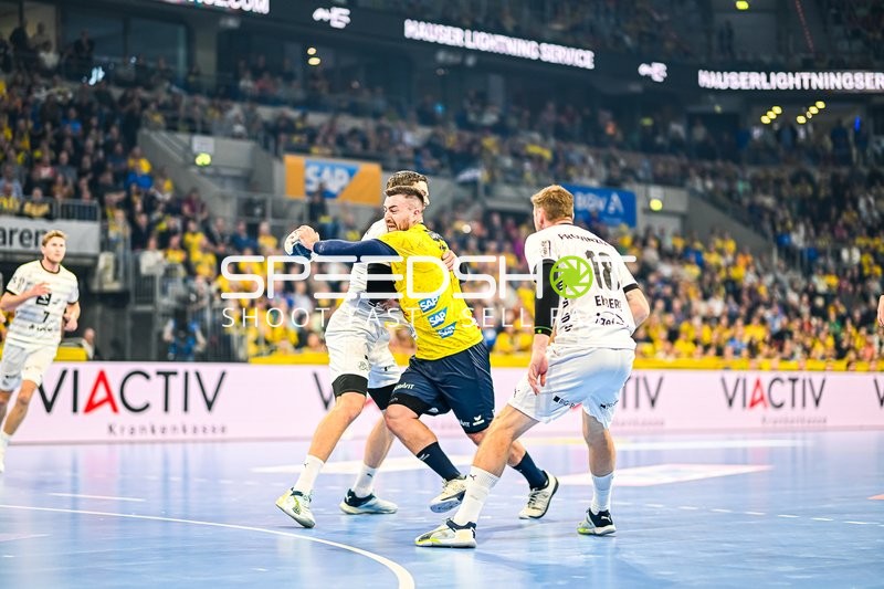 Handball I Herren I Saison 2023-2024 I Liqui Moly Handballbundesliga I 11. Spieltag I Rhein-Neckar Löwen - THW Kiel I 12.11.2023