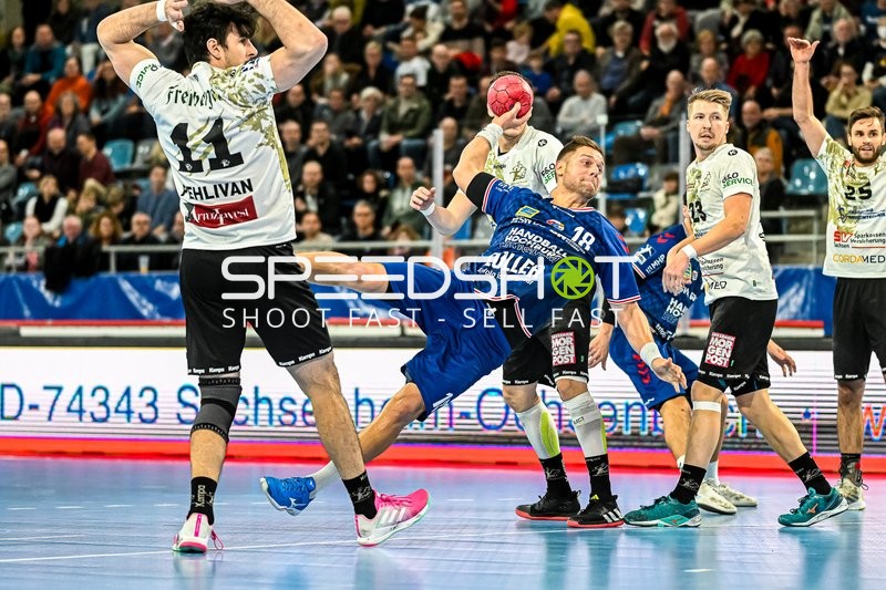 Handball I Herren I Saison 2023-2024 I 2. Handballbundesliga I 12. Spieltag I SG BBM Bietigheim - HC Elbflorenz I 18.11.2023