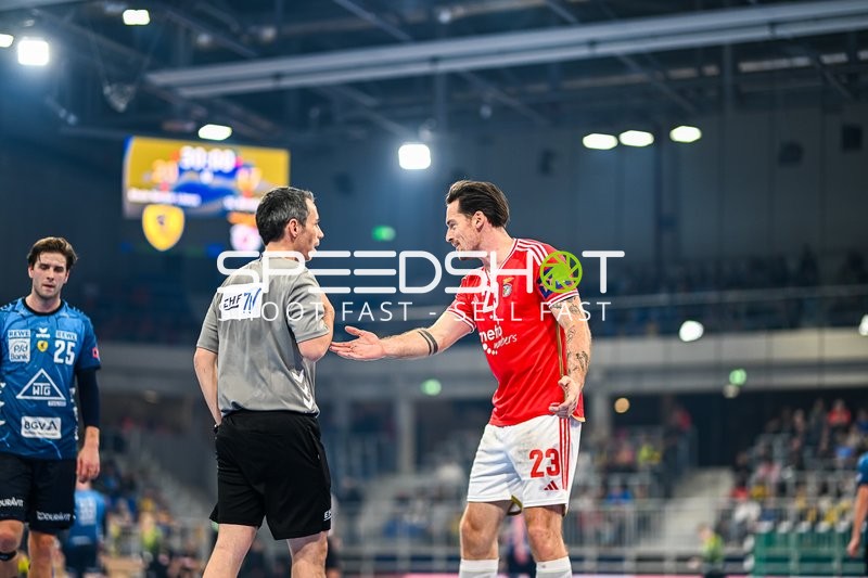 Handball I Herren I Saison 2023-2024 I EHF European League I Gruppenphase I 4. Spieltag I Rhein-Neckar Löwen - Benfica Lissabon I 21.11.2023